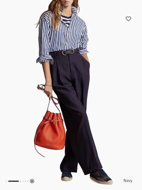 Ralph Lauren Navy Tailored Dress Pants
